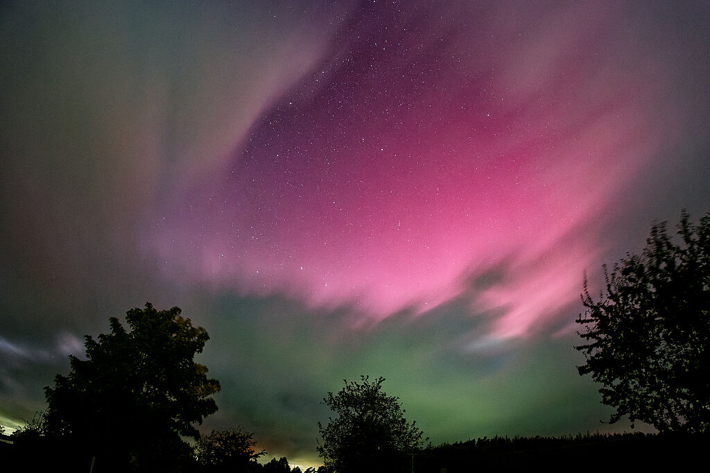 Polarlichter über Groschwitz